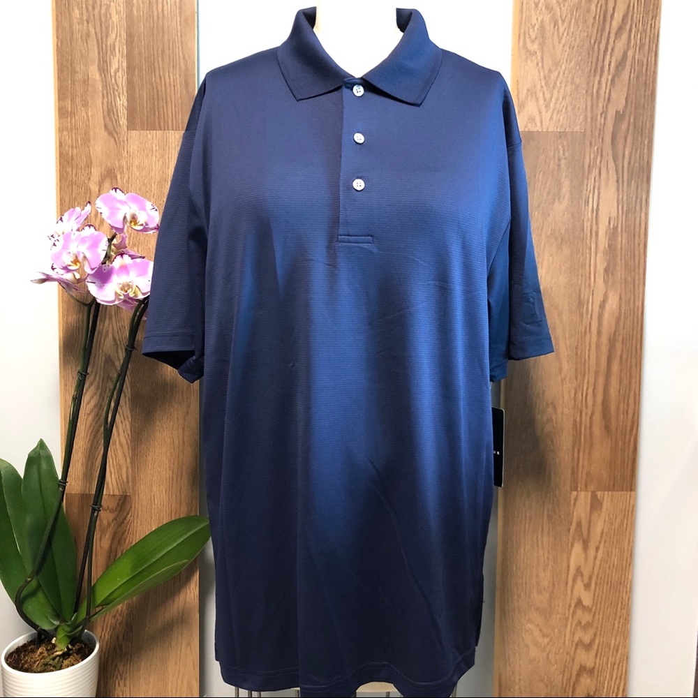 *NWT* Men’s PGA Tour Navy Polo, Size M